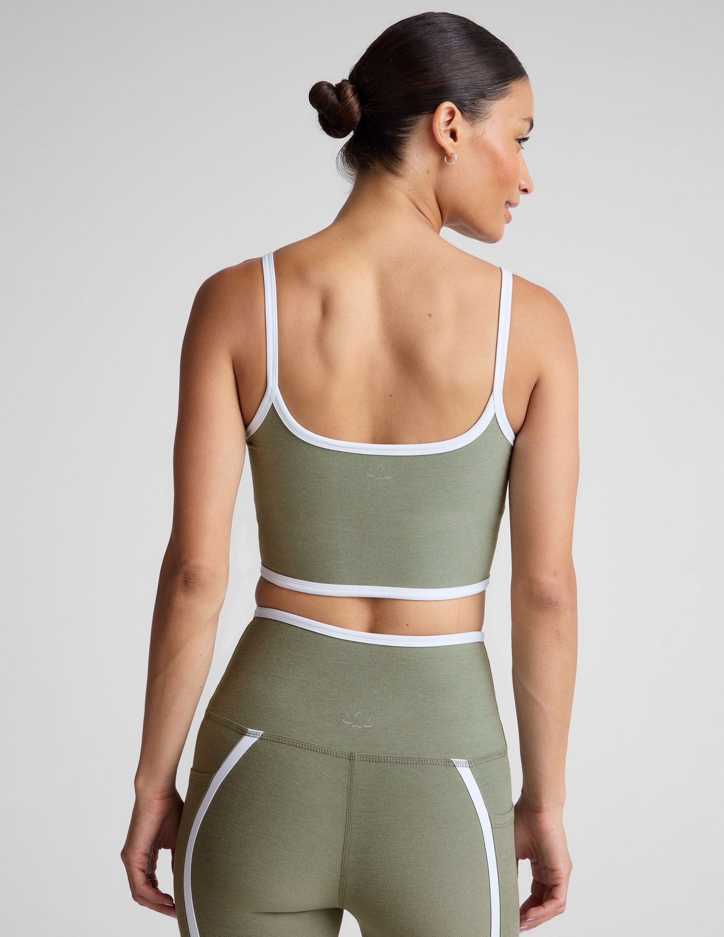 Beyond Yoga Spacedye High Cropped Tank Top with Sporty Contrast Seams