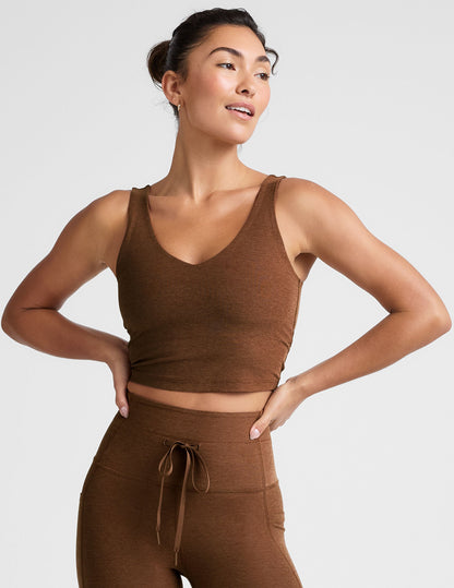 Beyond Yoga Spacedye V-Neck Cropped Tank Top: Comfortable Activewear & Everyday Style