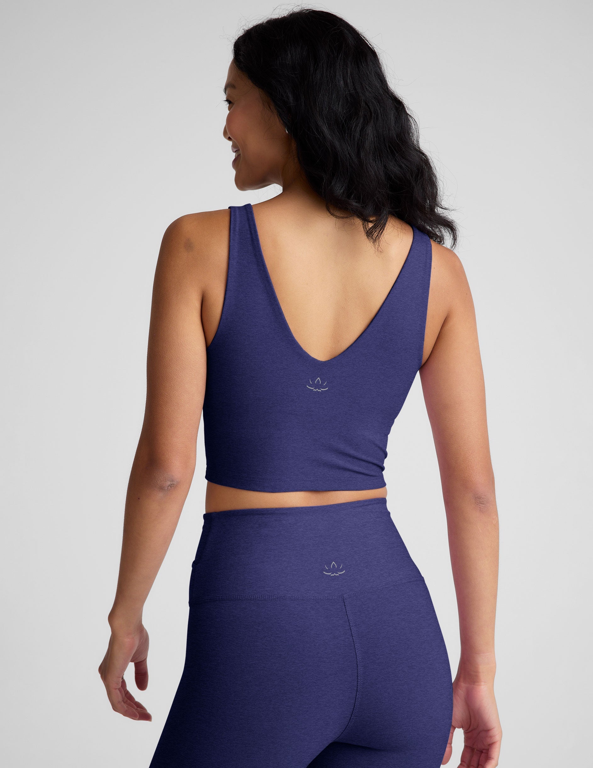 Beyond Yoga Spacedye V-Neck Cropped Tank with Built-in Bra