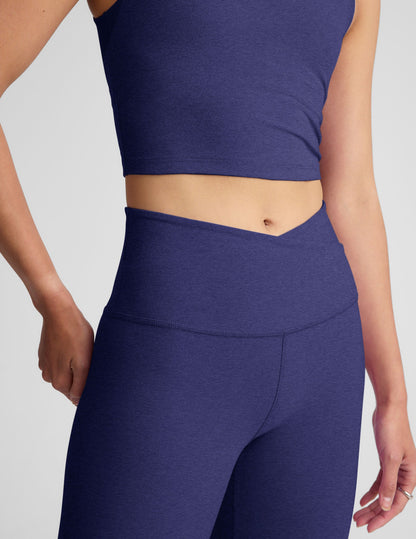 Beyond Yoga Spacedye V-Neck Cropped Tank with Built-in Bra