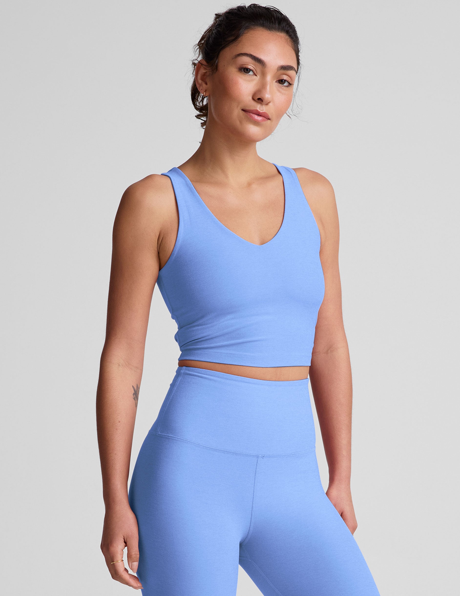 Beyond Yoga Women's Spacedye V-Neck Cropped Tank Top Activewear