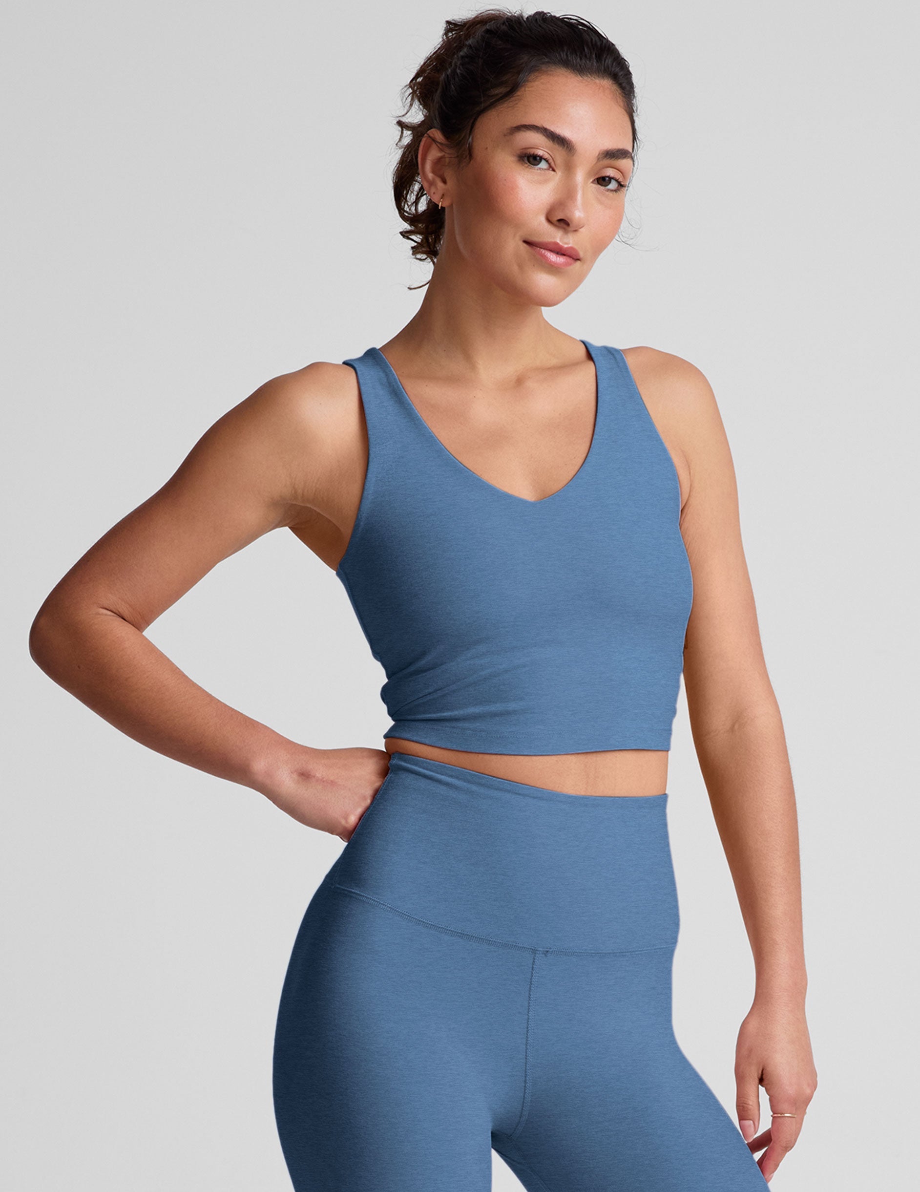 Beyond Yoga Spacedye V-Neck Cropped Tank: Soft, Supportive, Versatile Style