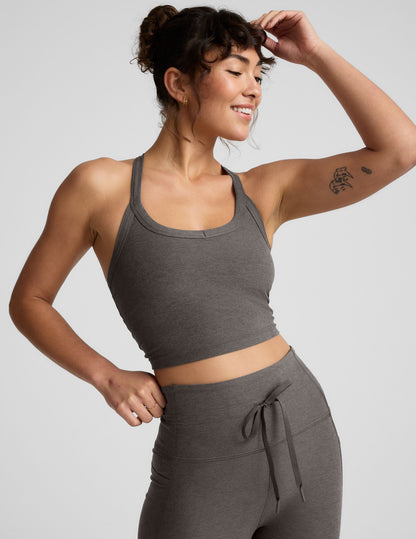Beyond Yoga Spacedye Buttery Soft V-Neck Racerback Cropped Tank Top