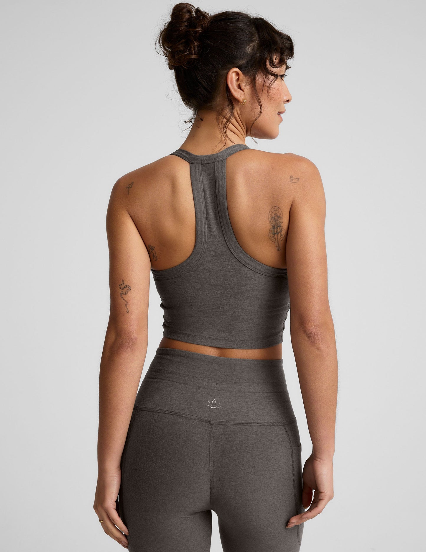 Beyond Yoga Spacedye Buttery Soft V-Neck Racerback Cropped Tank Top