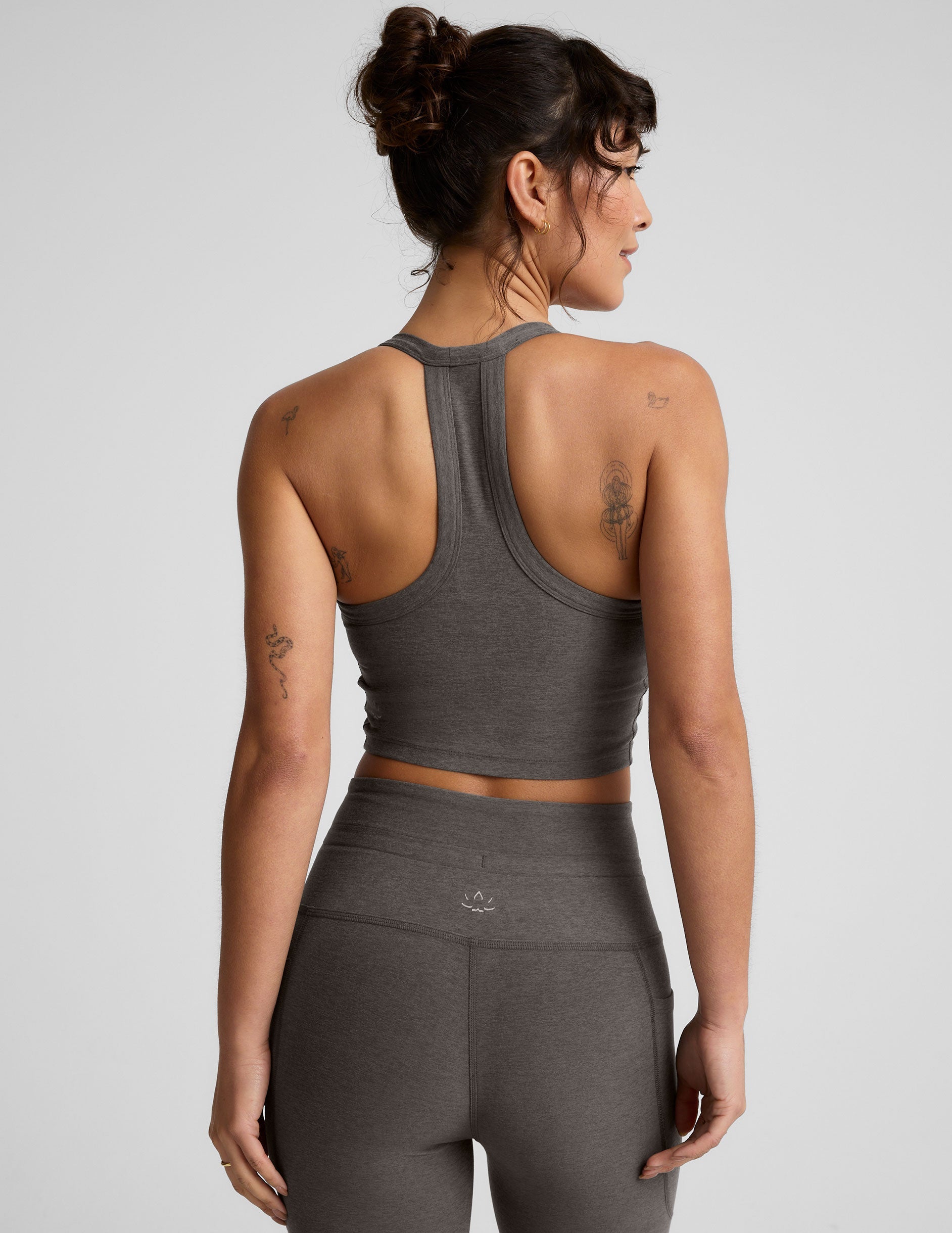 Beyond Yoga Spacedye Buttery Soft V-Neck Racerback Cropped Tank Top
