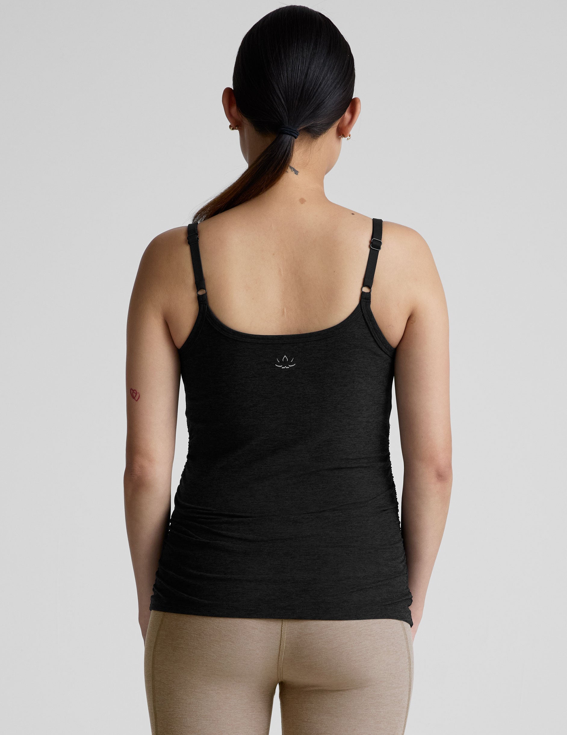 Spacedye Soft Stretch Nursing Tank: Easy-Access, Ruched Sides, Maternity Comfort