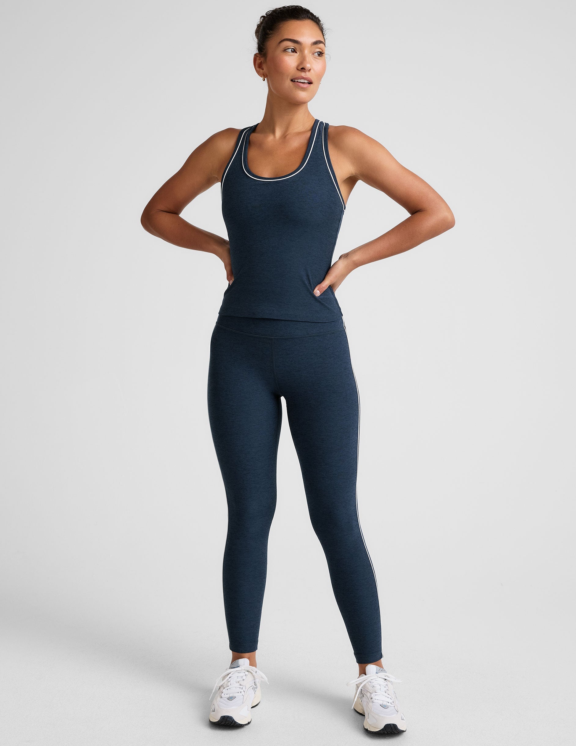 Beyond Yoga Spacedye Ready Racerback Tank Top with Built-in Bra