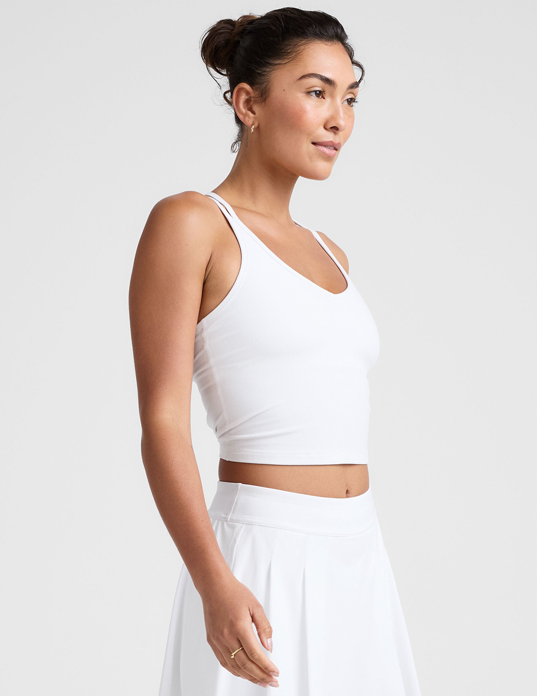 Beyond Yoga Spacedye Get Across Tank: V-Neck, Built-in Bra, Criss-Cross Back