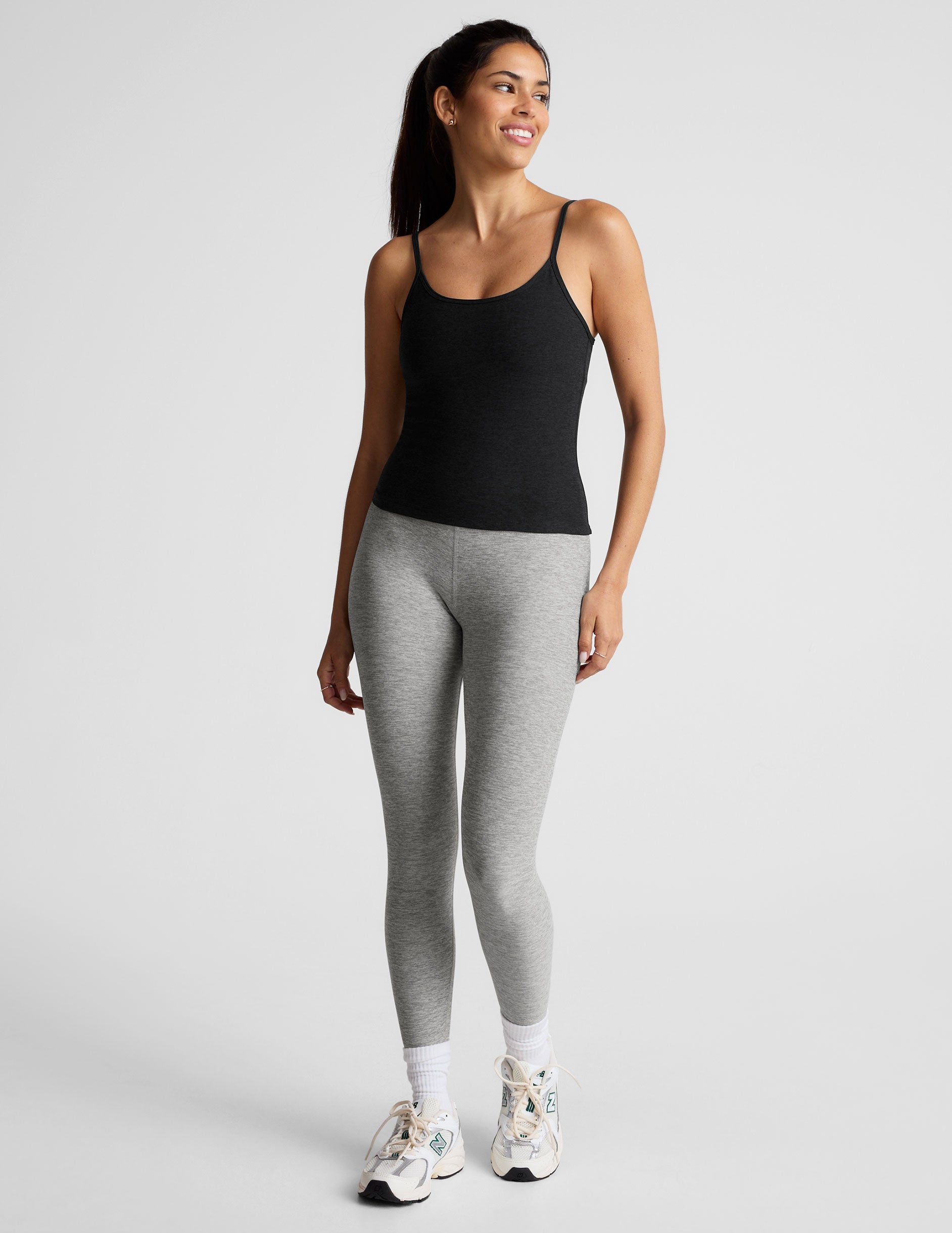Versatile Spacedye Forever Tank Top: Adjustable Straps, Mid-Length, Flattering Fit