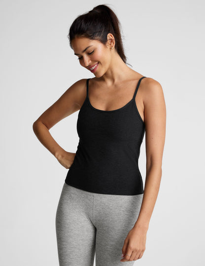 Versatile Spacedye Forever Tank Top: Adjustable Straps, Mid-Length, Flattering Fit