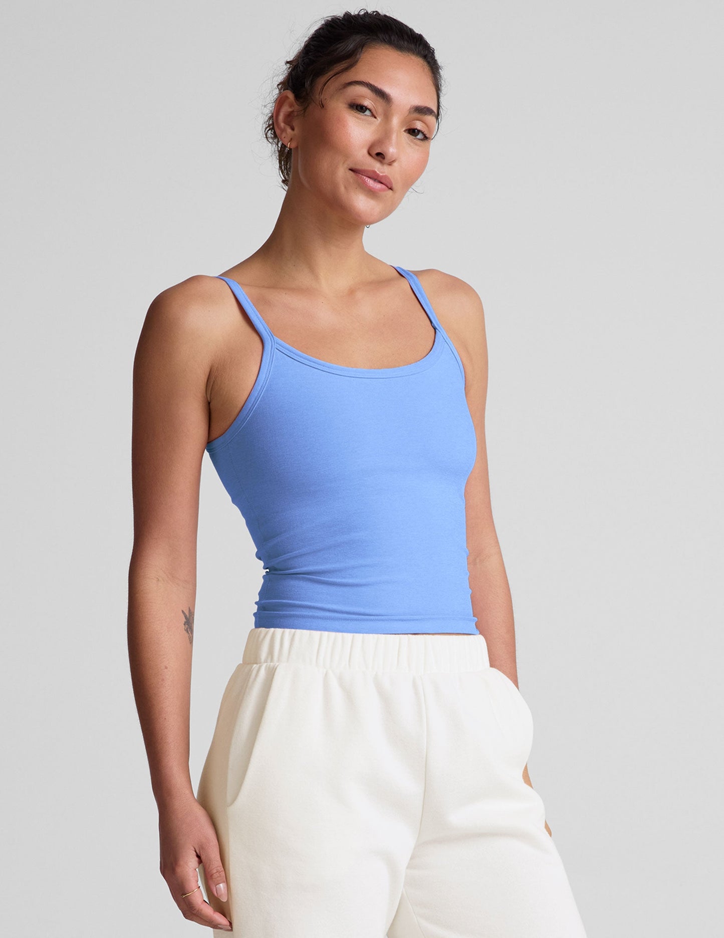 Soft Spacedye Forever Tank Top: Adjustable Straps, Perfect Mid-Length, Everyday Comfort