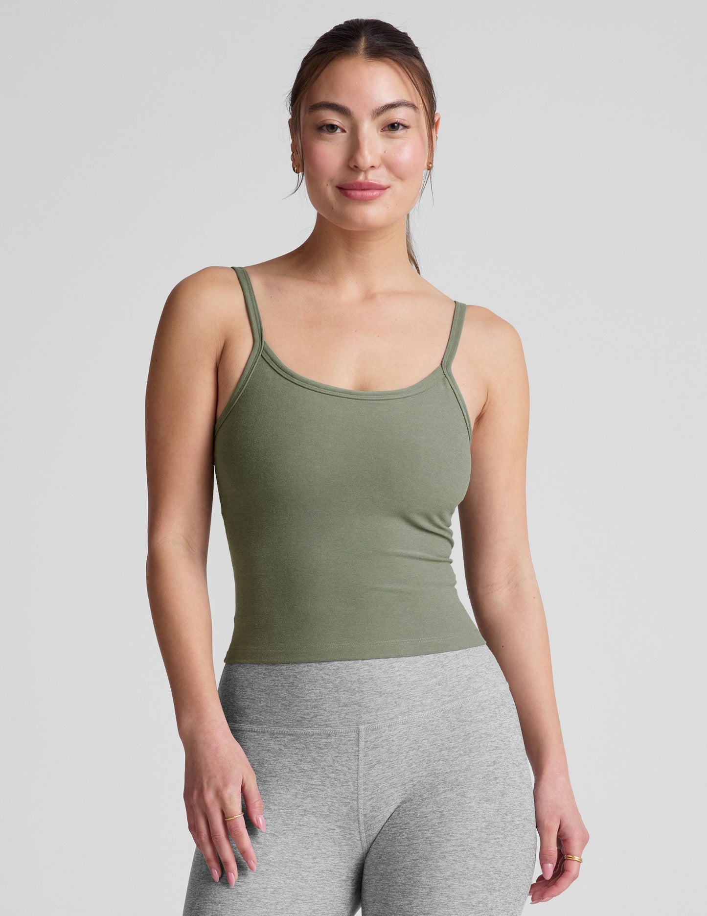 Women's Spacedye Forever Tank Top: Adjustable Straps, Shelf Bra Comfort