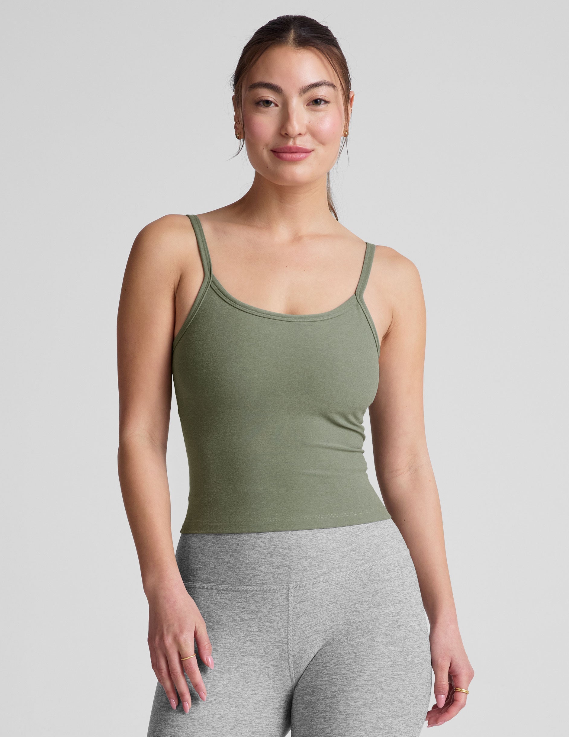 Women's Spacedye Forever Tank Top: Adjustable Straps, Shelf Bra Comfort