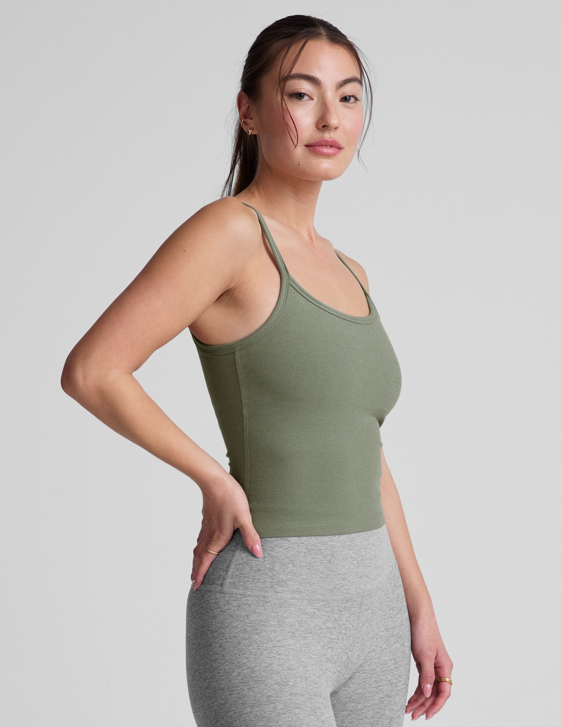 Women's Spacedye Forever Tank Top: Adjustable Straps, Shelf Bra Comfort