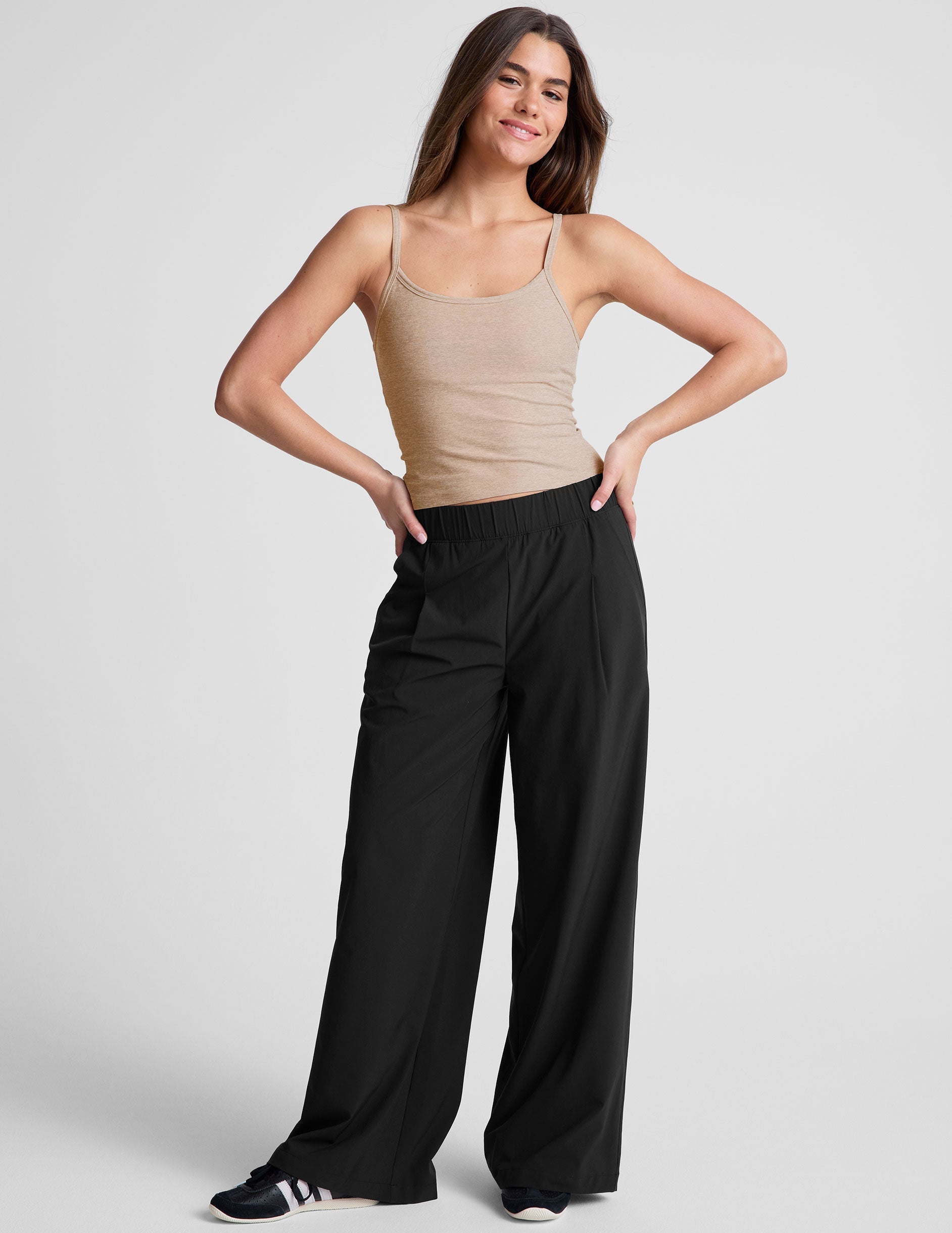 Comfortable Spacedye Forever Tank Top with Adjustable Straps & Built-in Bra