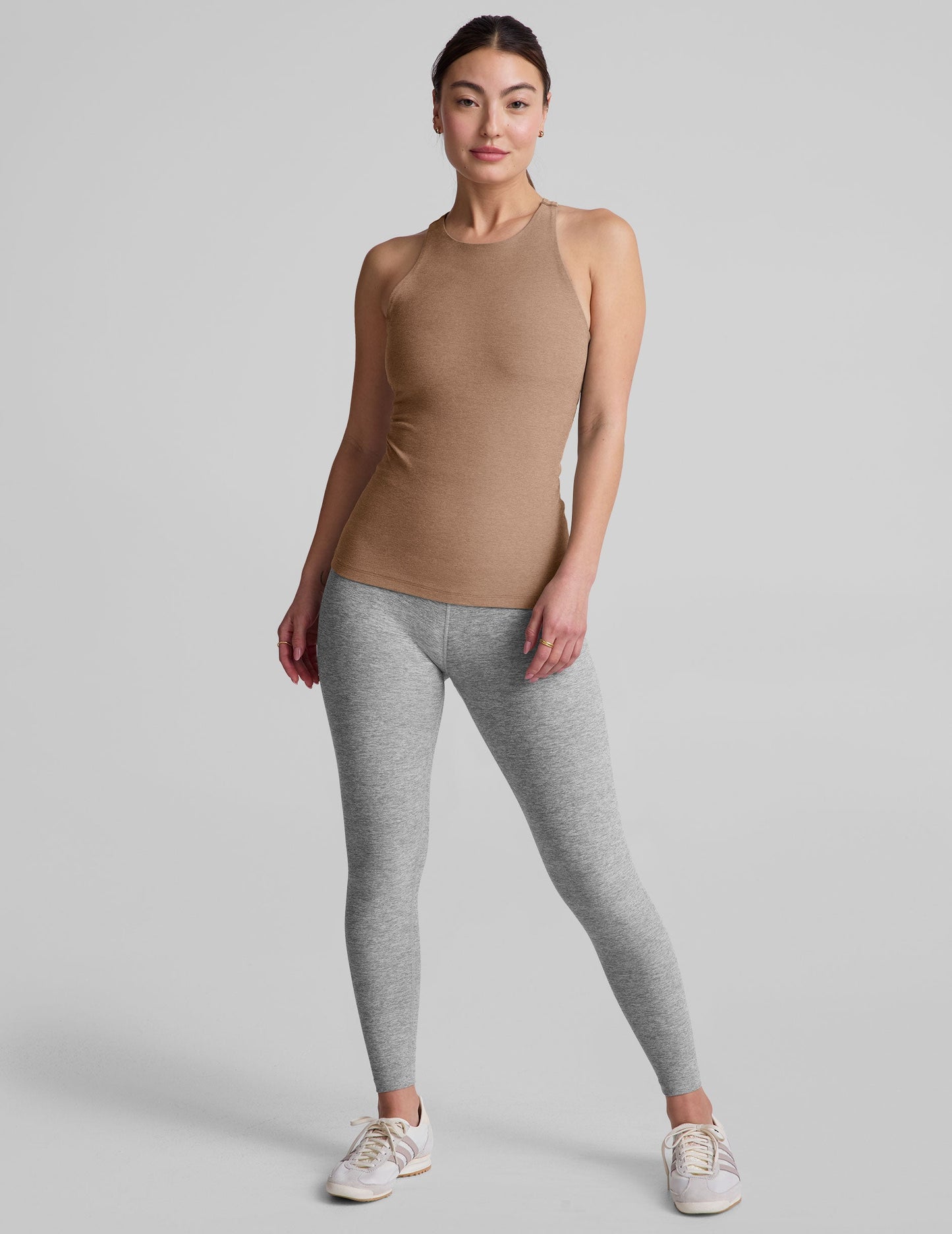 Beyond Yoga Spacedye Refocus Tank: Extended Length, Built-in Bra, Moisture-Wicking