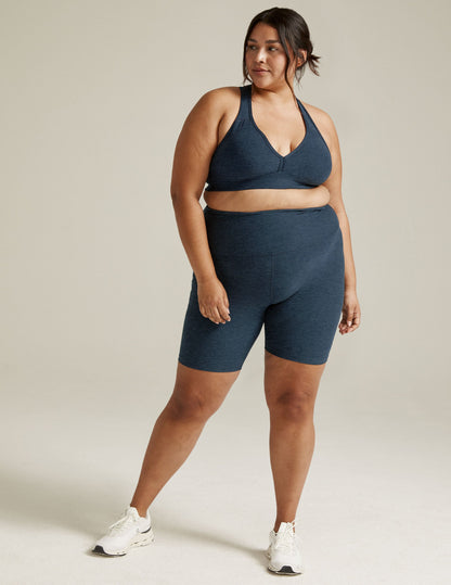 Buttery Soft Spacedye High-Waisted 7-Inch Biker Shorts for Yoga & Exercise