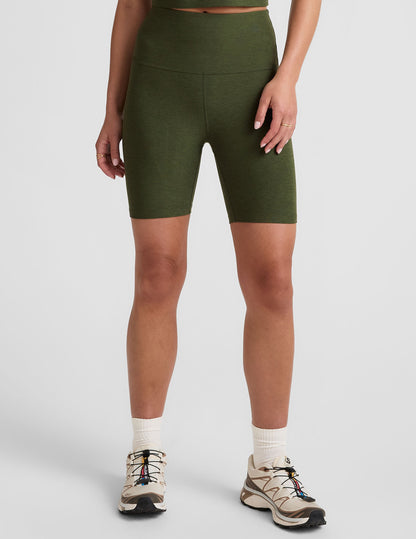 Buttery Soft Spacedye High-Waisted 7-Inch Inseam Biker Shorts for Women