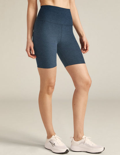 Buttery Soft Spacedye High-Waisted 7-Inch Biker Shorts for Yoga & Exercise