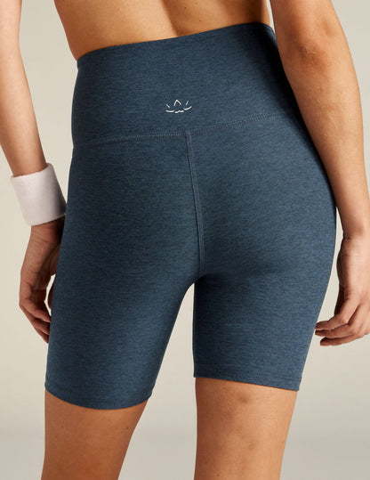 Buttery Soft Spacedye High-Waisted 7-Inch Biker Shorts for Yoga & Exercise