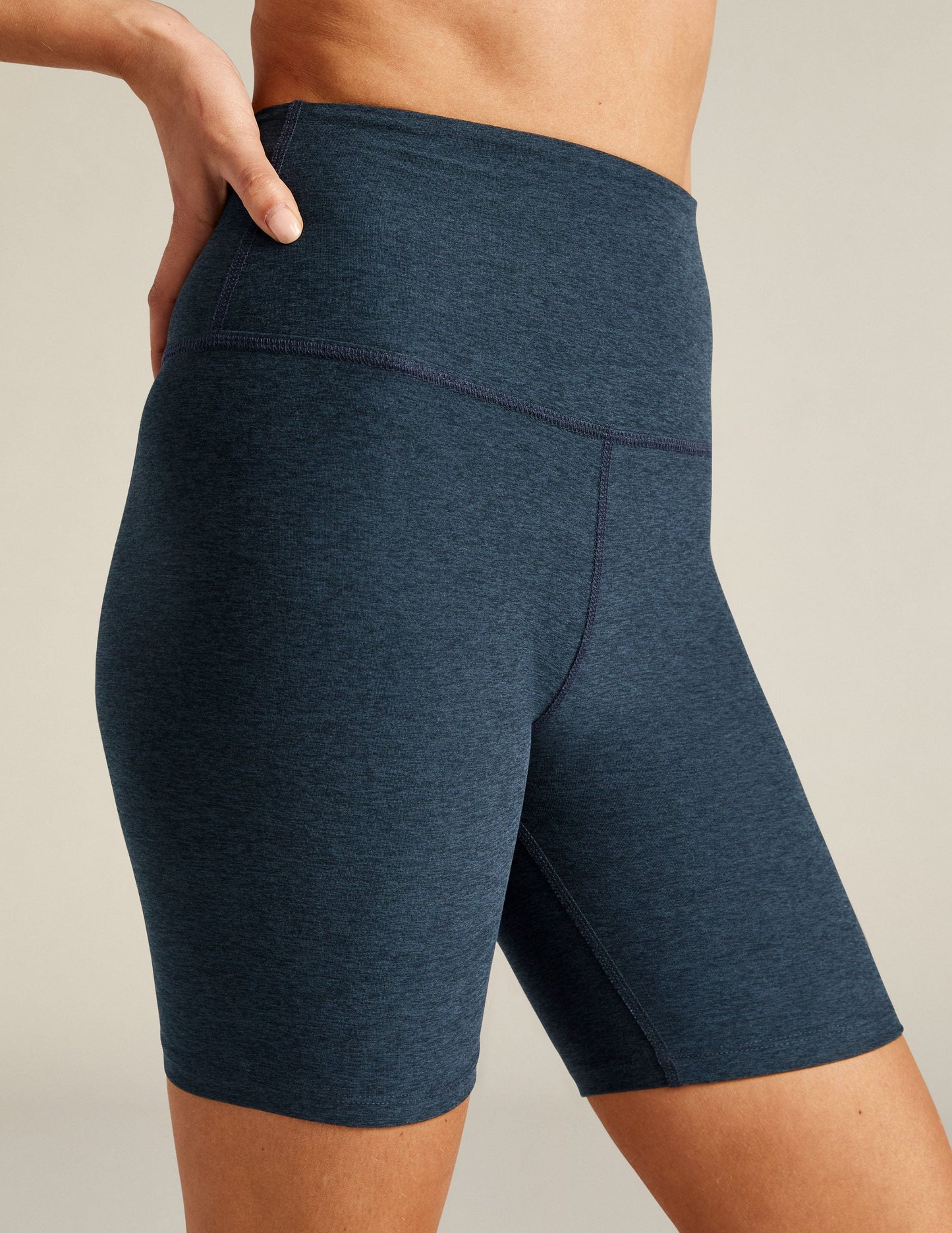 Buttery Soft Spacedye High-Waisted 7-Inch Biker Shorts for Yoga & Exercise