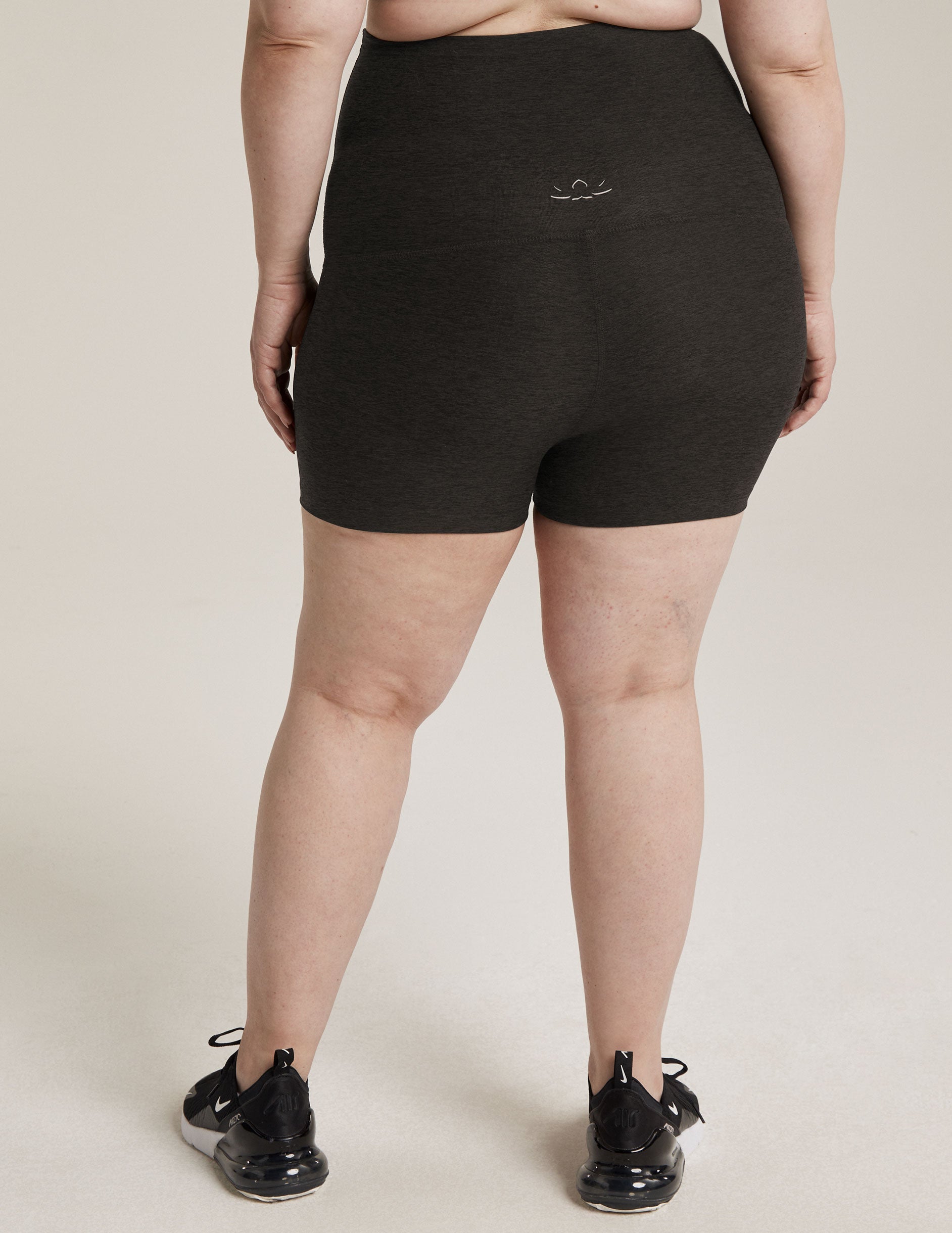 Ultra-Soft Smooth Spacedye Maternity Biker Shorts with Over-Belly Support