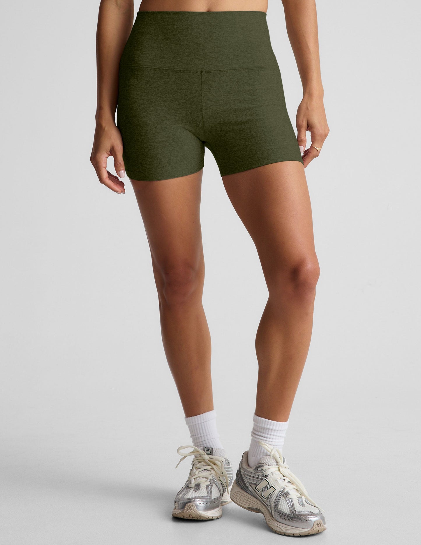 Beyond Yoga Spacedye High-Waisted 3-Inch Inseam Performance Active Shorts