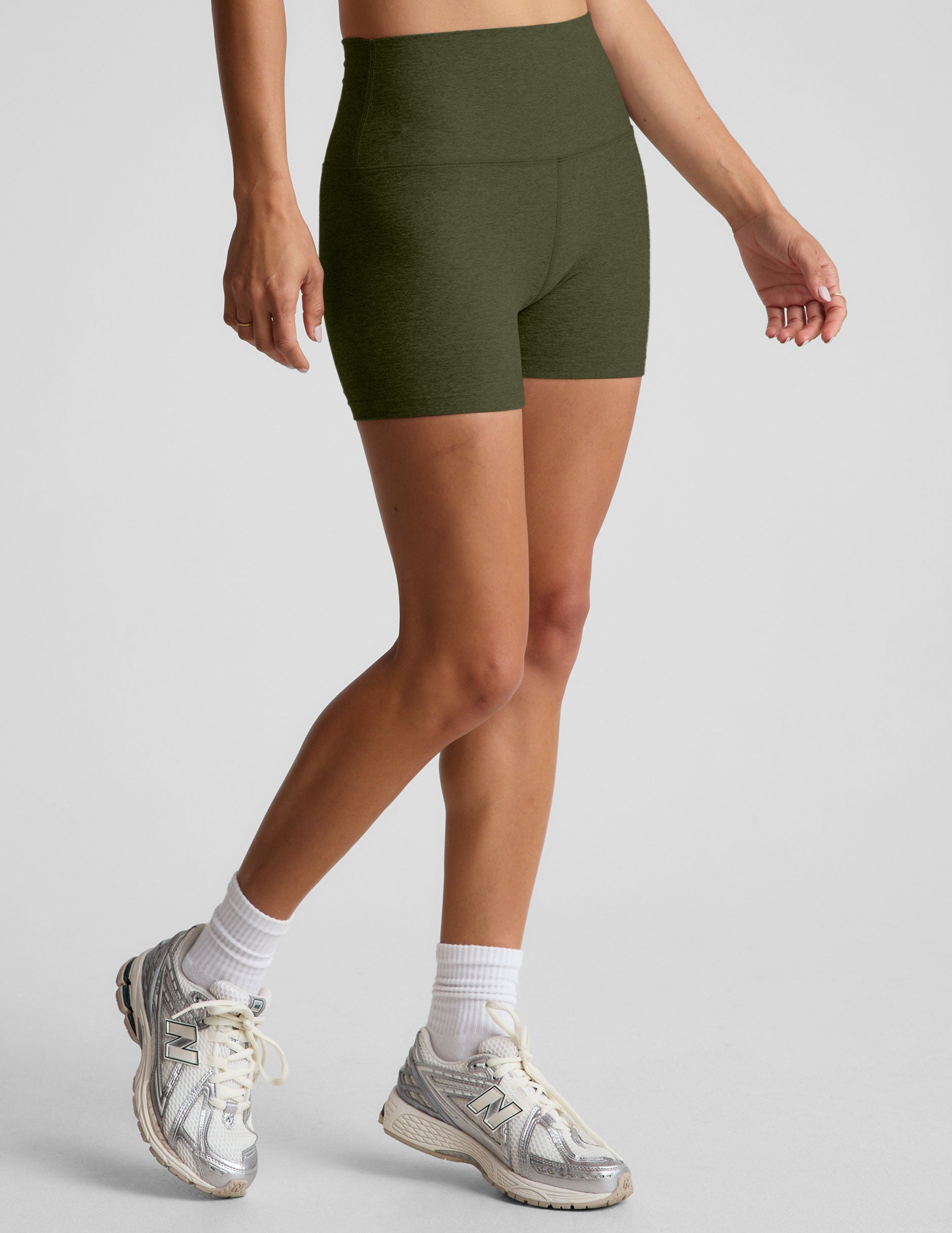 Beyond Yoga Spacedye High-Waisted 3-Inch Inseam Performance Active Shorts