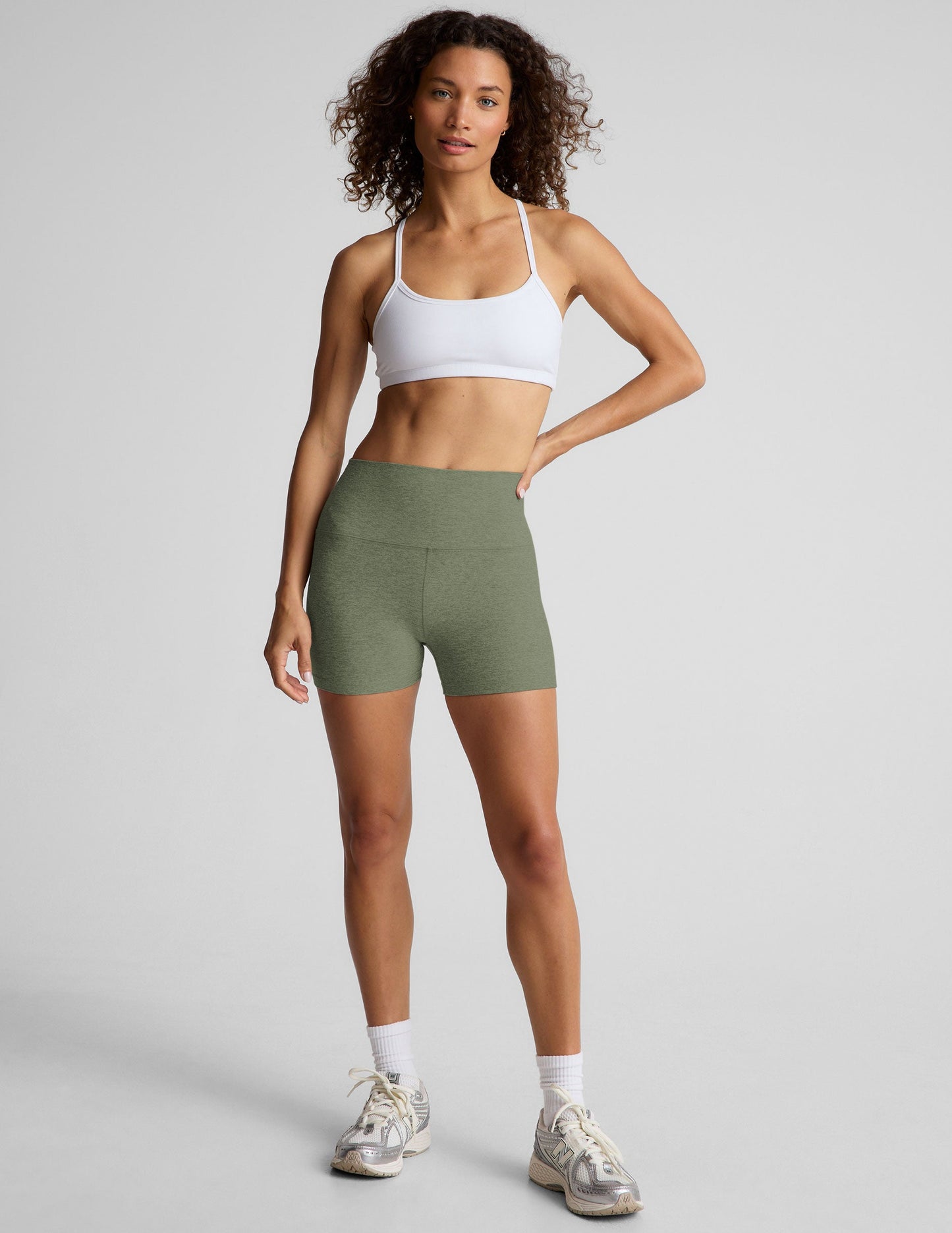 Spacedye Keep Pace 3" Inseam High-Waisted Biker Shorts for Women