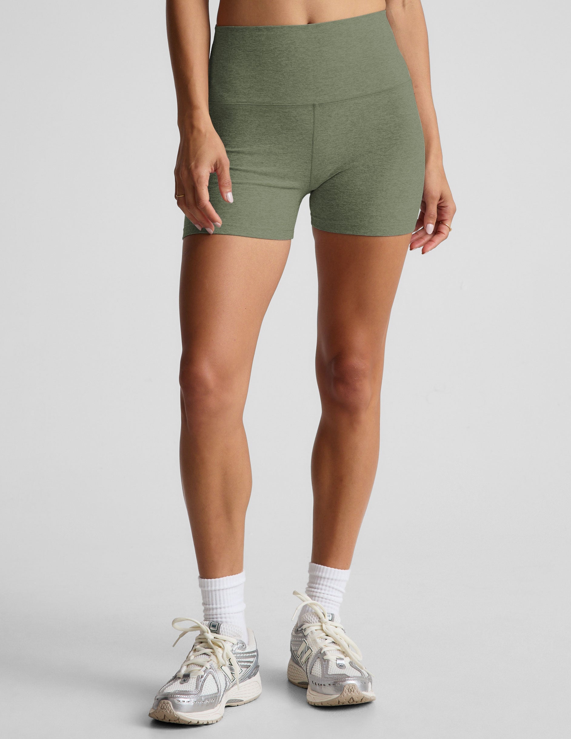 Spacedye Keep Pace 3" Inseam High-Waisted Biker Shorts for Women