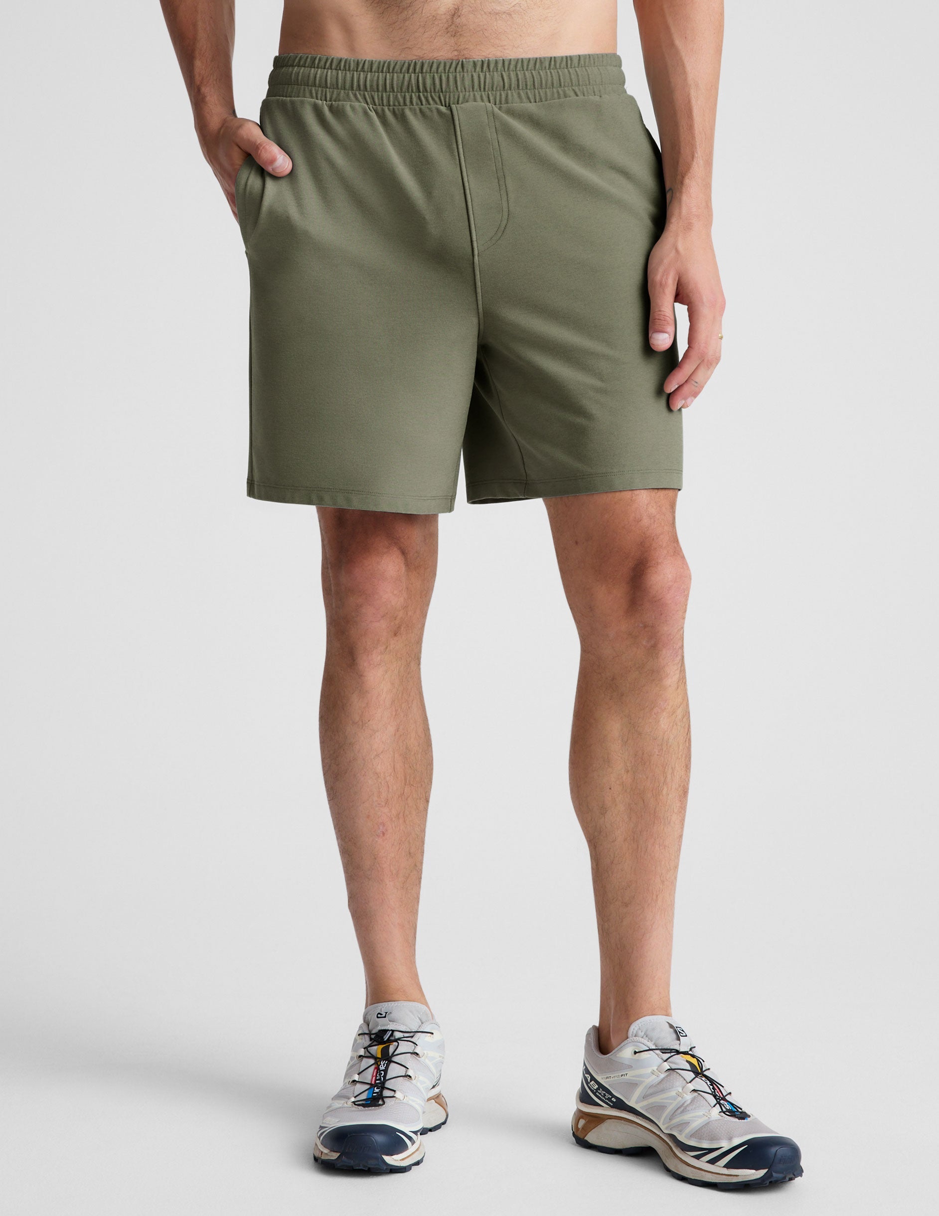 Men's Beyond Yoga Spacedye Take It Easy 7-Inch Performance Athletic Shorts