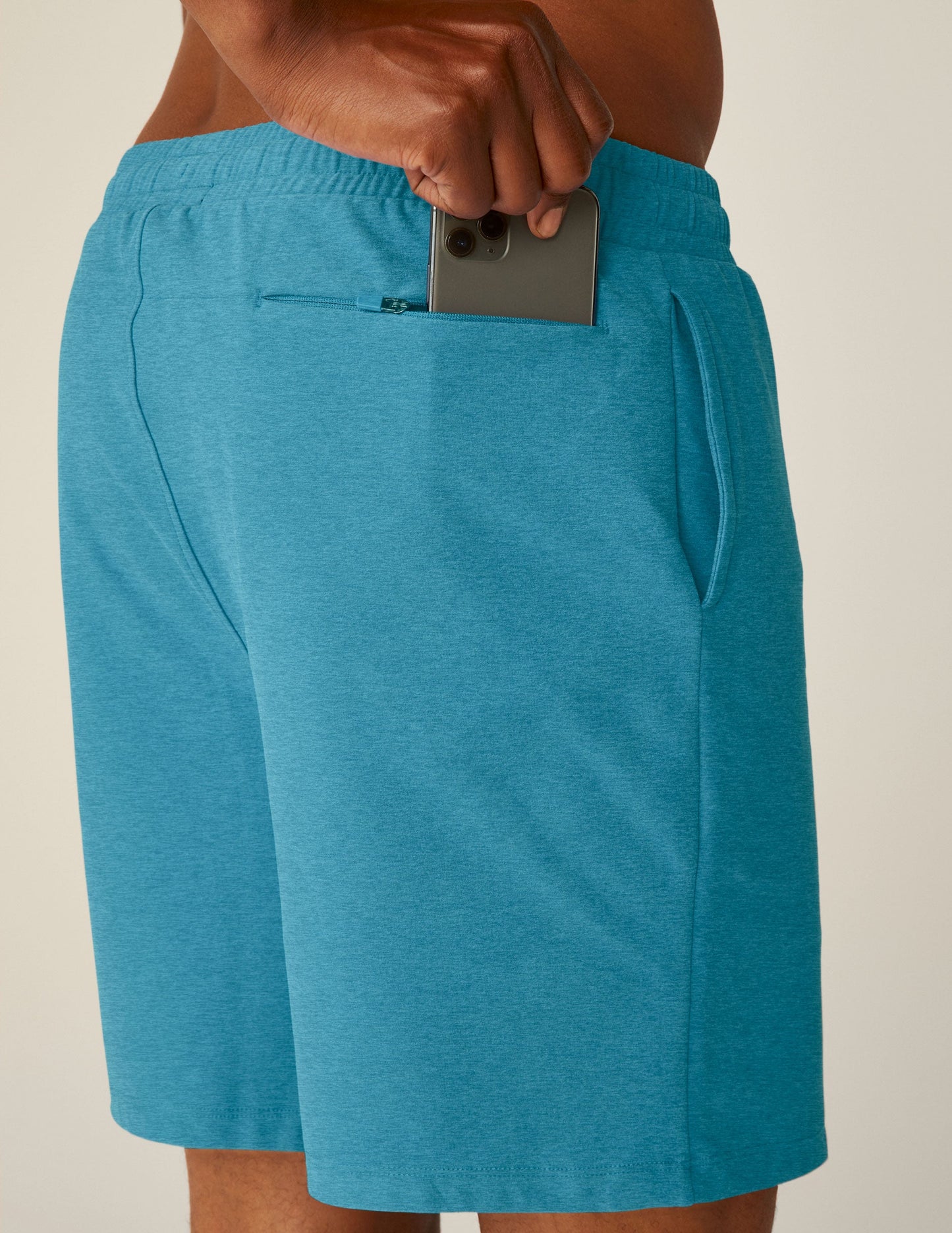 Men's Spacedye Ultra-Soft Athletic Shorts: Performance, Comfort, Zipper Pockets, Versatility