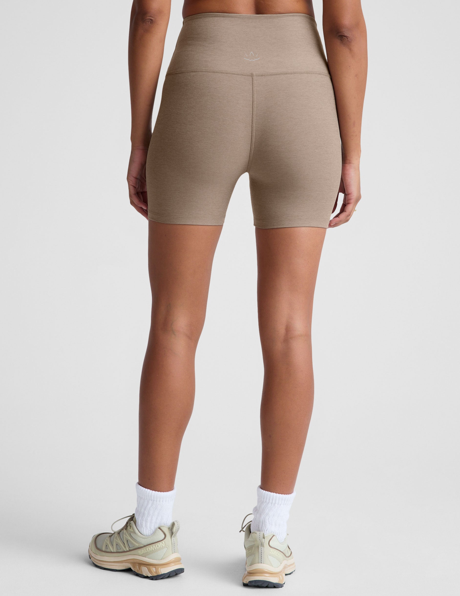 Women's Spacedye Keep Pace 5-Inch High-Waisted Biker Shorts for Yoga