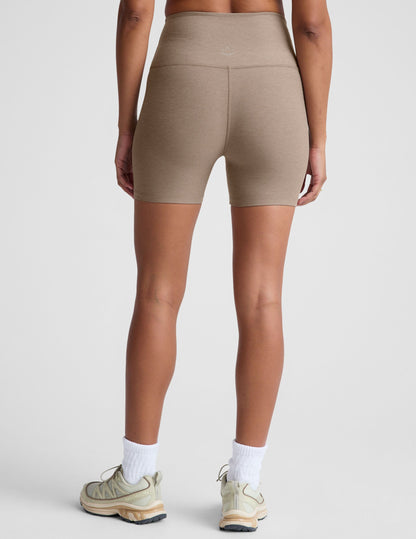 Women's Spacedye Keep Pace 5-Inch High-Waisted Biker Shorts for Yoga