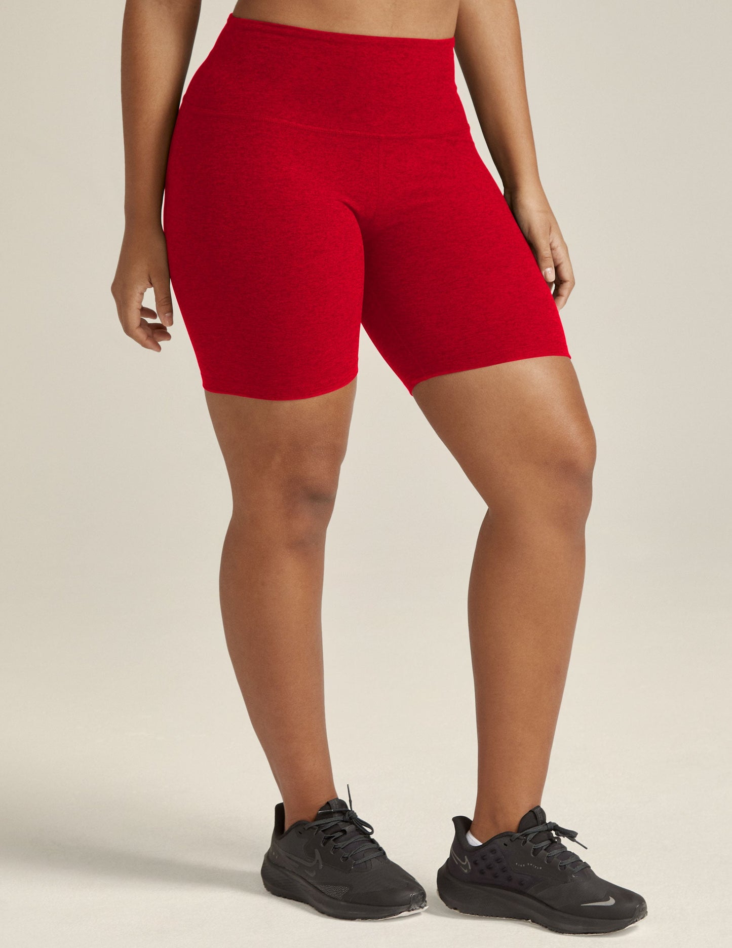 Soft Spacedye 5-Inch Inseam Biker Shorts for Women, High-Waist Comfort