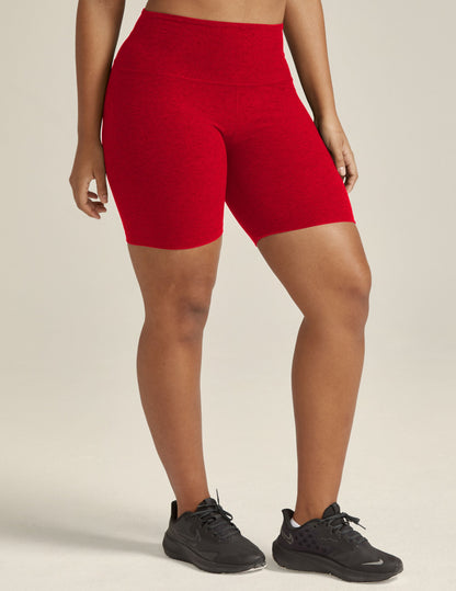 Soft Spacedye 5-Inch Inseam Biker Shorts for Women, High-Waist Comfort