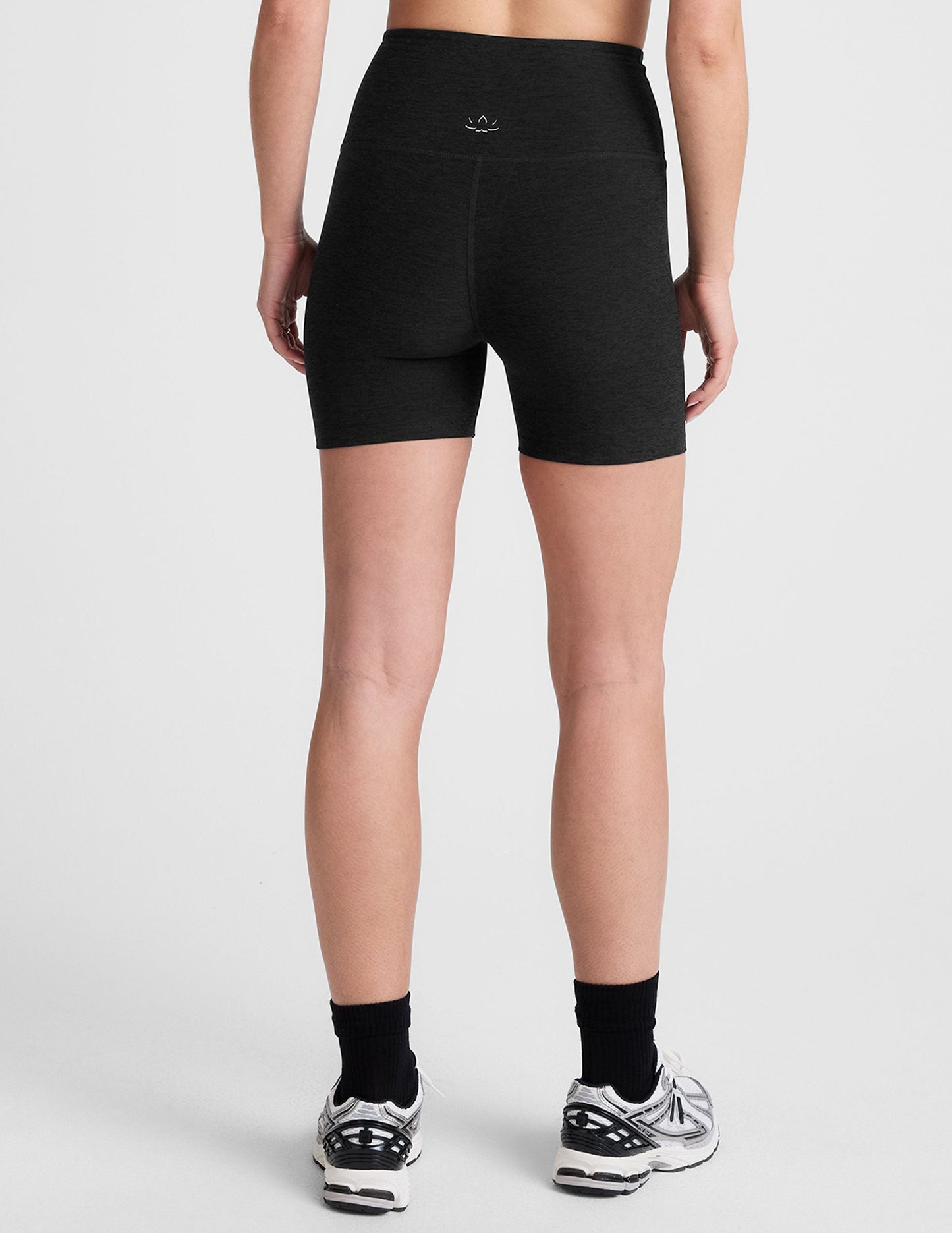 Spacedye High-Waisted 5-Inch Inseam Biker Shorts for Yoga & Activewear