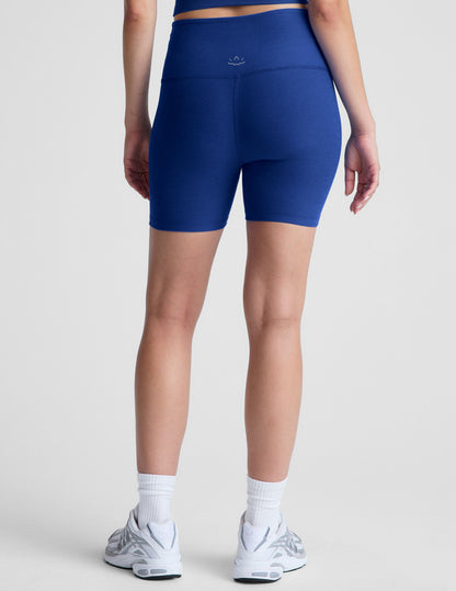 Spacedye High-Waisted 5-Inch Inseam Biker Shorts for Yoga & Activewear