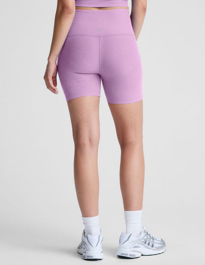 Soft Spacedye 5-Inch Inseam Biker Shorts for Yoga and Activewear