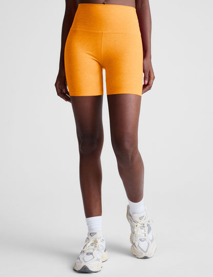 Spacedye Keep Pace 5-inch High-Waist Yoga Biker Shorts: Perfect Activewear