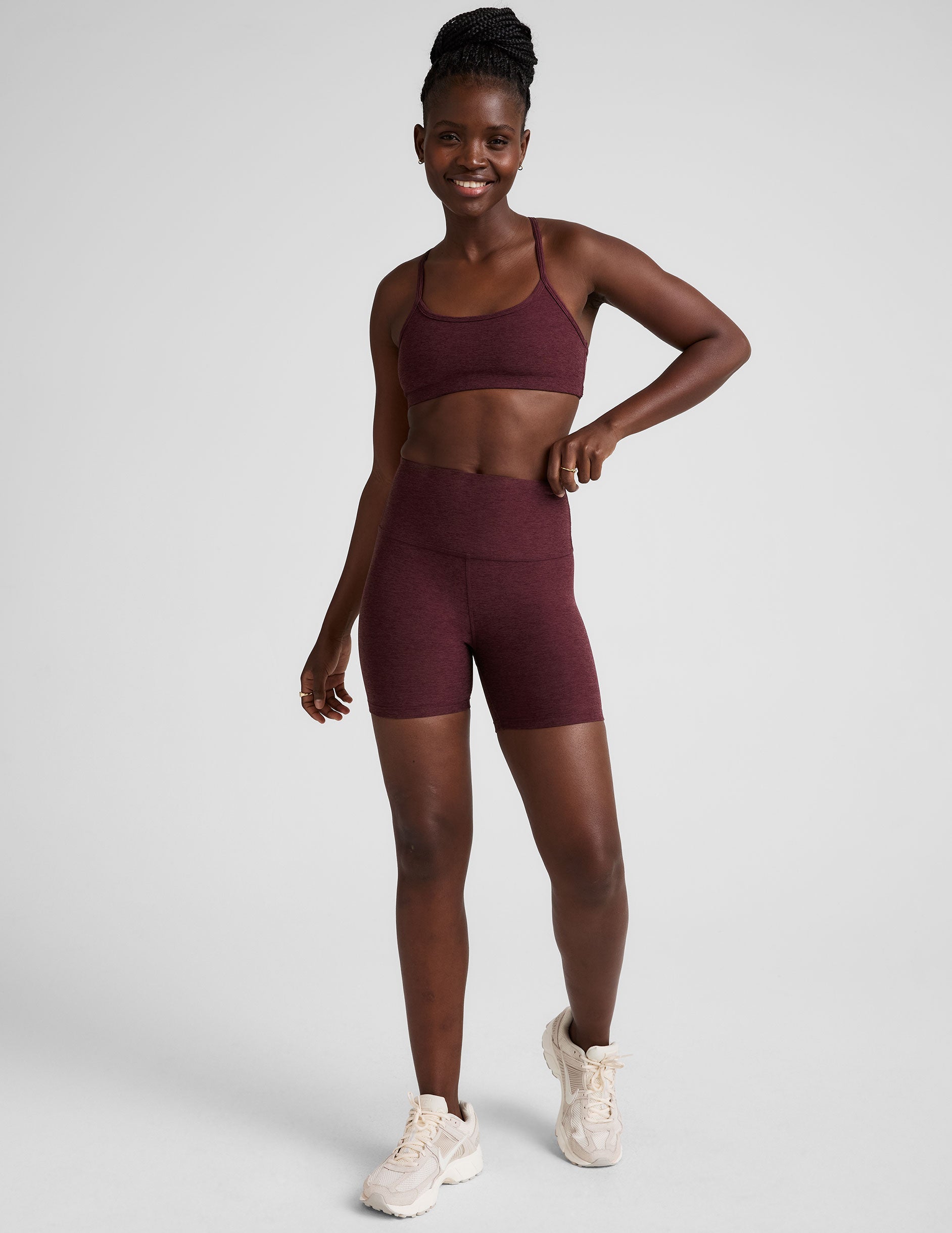 Spacedye High-Waisted 5-Inch Biker Shorts for Women - Ultimate Comfort & Style