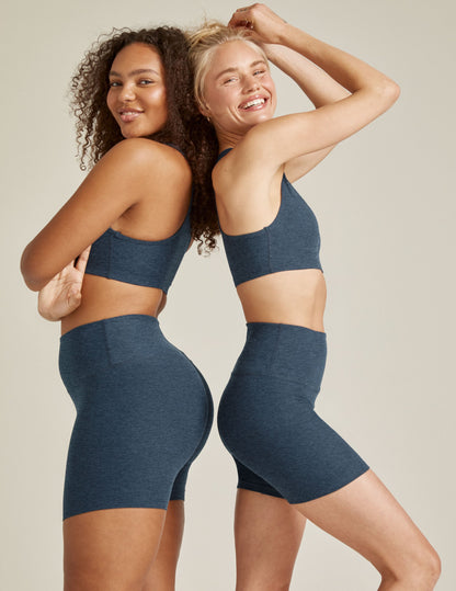 Soft Spacedye Keep Pace 5-Inch Inseam Biker Shorts for Active Lifestyles