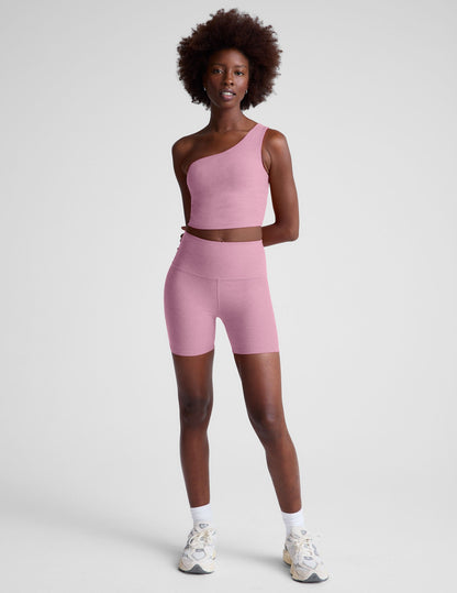 Women's Spacedye Keep Pace 5-Inch Biker Shorts - High-Waisted Comfort