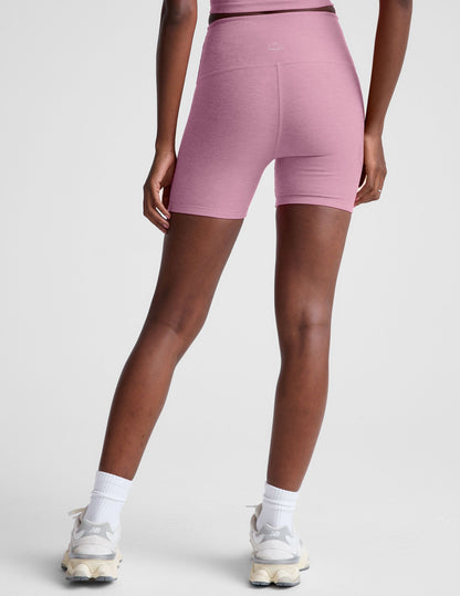 Women's Spacedye Keep Pace 5-Inch Biker Shorts - High-Waisted Comfort