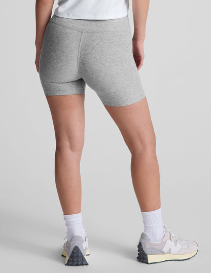 Ultra-Soft Spacedye Keep Pace 5-inch Inseam High-Waisted Biker Shorts