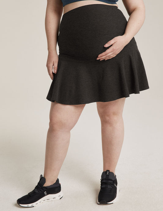 Beyond Yoga Spacedye Maternity Hot Shot Circle Skirt with Built-in Shorts