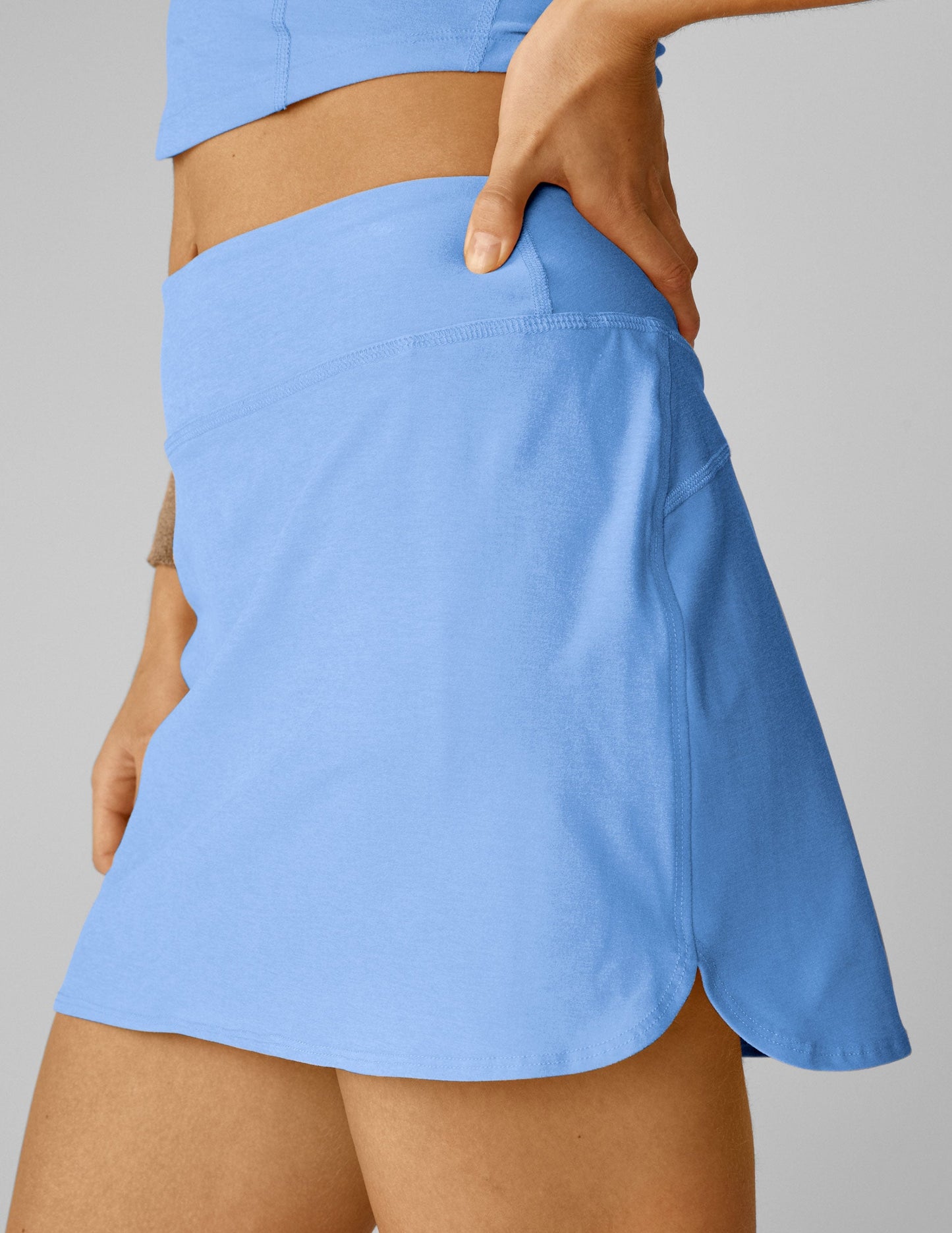 Spacedye Movement Active Skirt: Built-in Shorts, Hidden Pocket, A-Line Flare