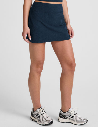 Comfortable Spacedye Active Skirt with Built-in Shorts and Hidden Pockets