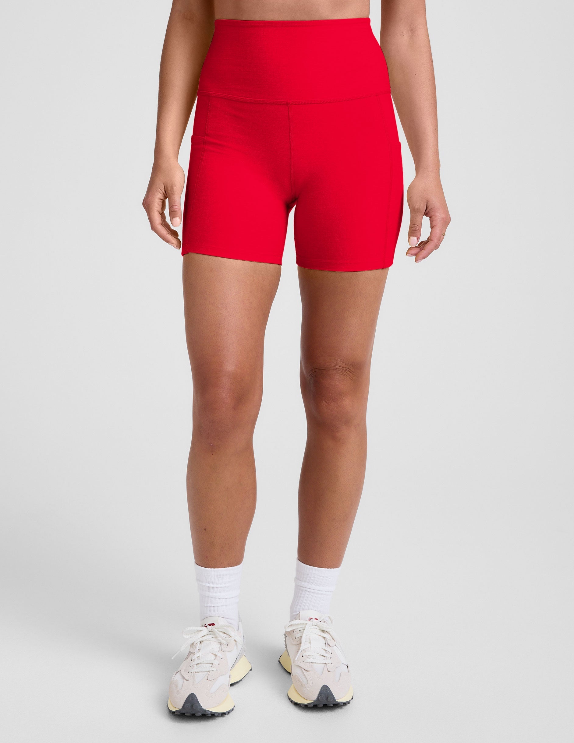 Beyond Yoga Spacedye Keep Pace 5-Inch High-Waisted Pocket Biker Shorts