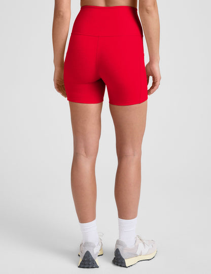 Beyond Yoga Spacedye Keep Pace 5-Inch High-Waisted Pocket Biker Shorts